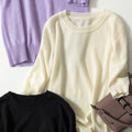 Women's Fine-spun Cashmere Crew Neck Short Sleeve Knit 1901