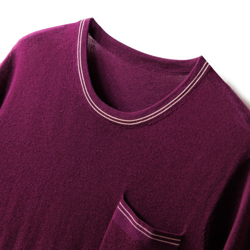 Men's 80-Count Fine-Spun Cashmere Short-Sleeve Crew Neck Sweater 2