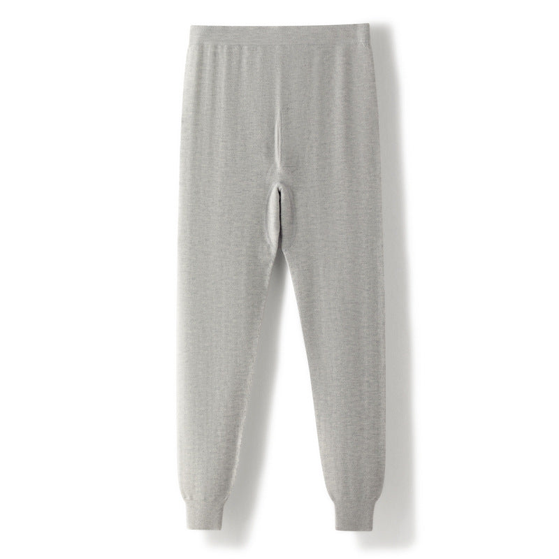 Men's Fine-spun Pure Cashmere Lightweight Thermal Pants
