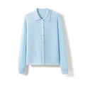 Women's 48-Count Double-Strand Cashmere Cutout Cardigan