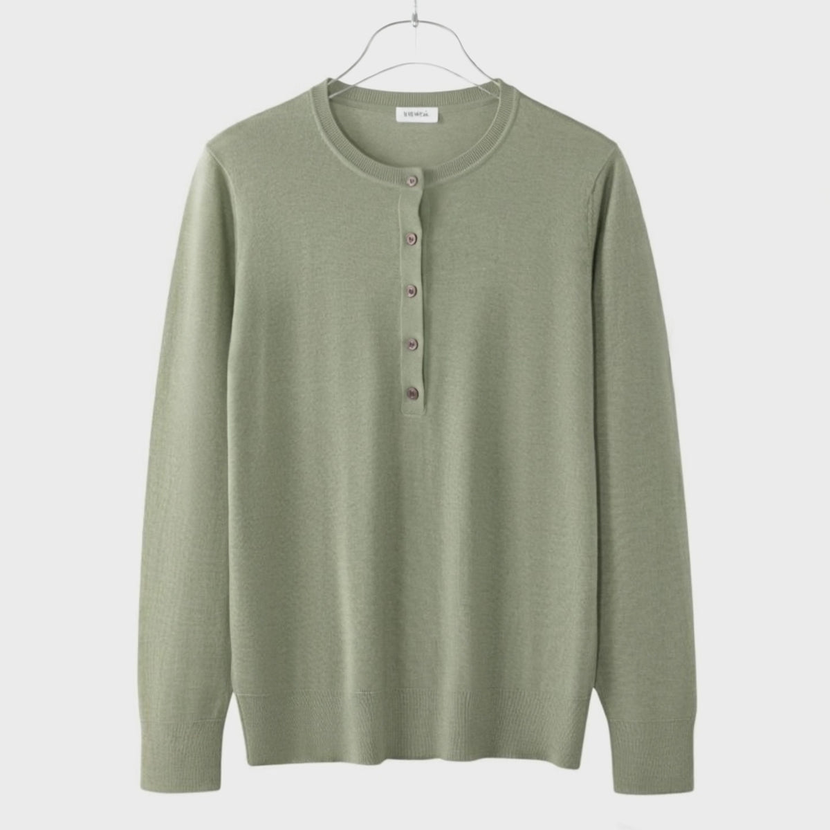 Men's Fine-spun Pure Cashmere Crew Neck Commuter Base Sweater floating 360 video