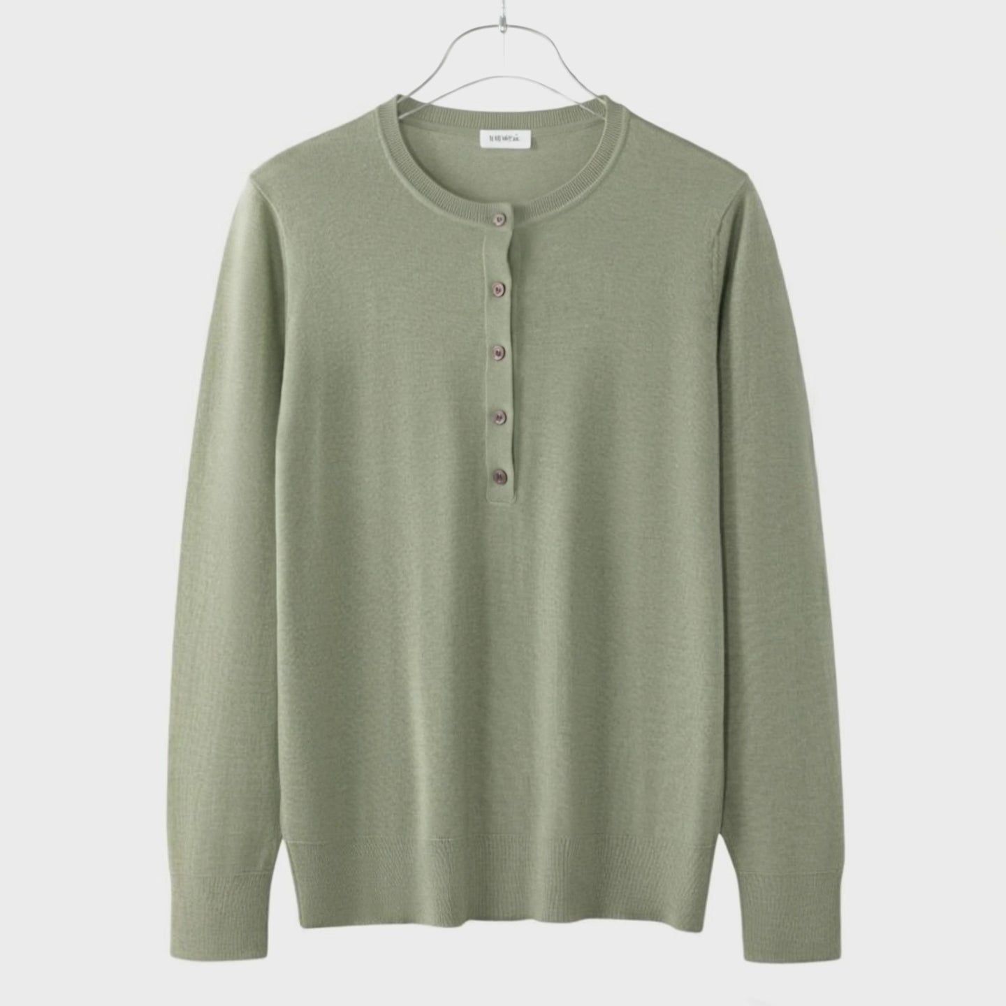 Men's Fine-spun Pure Cashmere Crew Neck Commuter Base Sweater floating 360 video